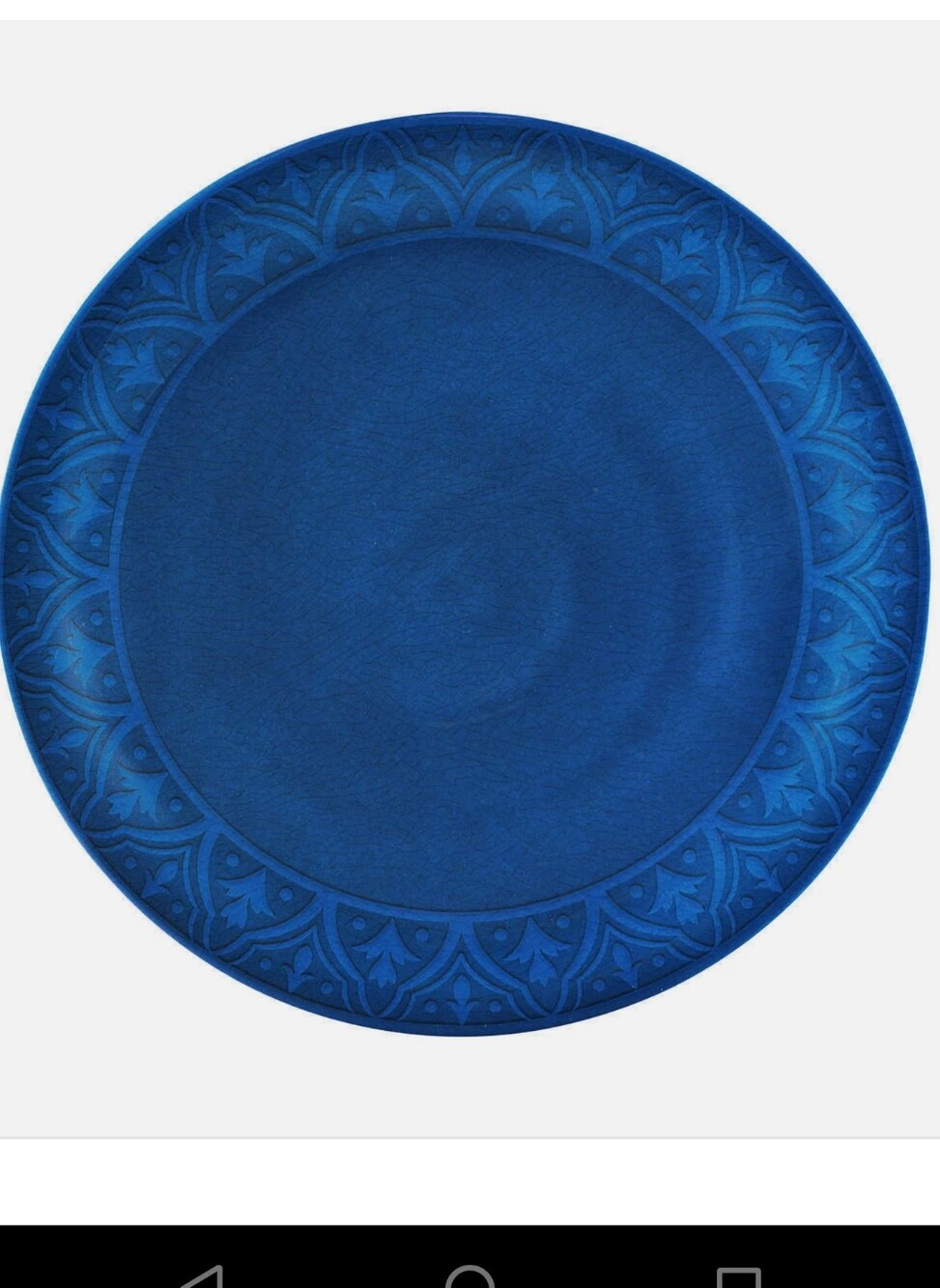 Pandex Melamine 12-Piece Dinnerware Set for 4, NEW, Dishwasher Safe Durable BLUE - Picture 5 of 8